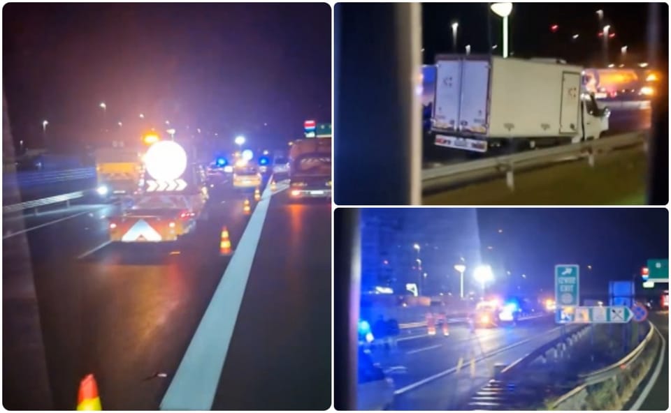 Accident rutier grav pe o autostradă din Slovenia
