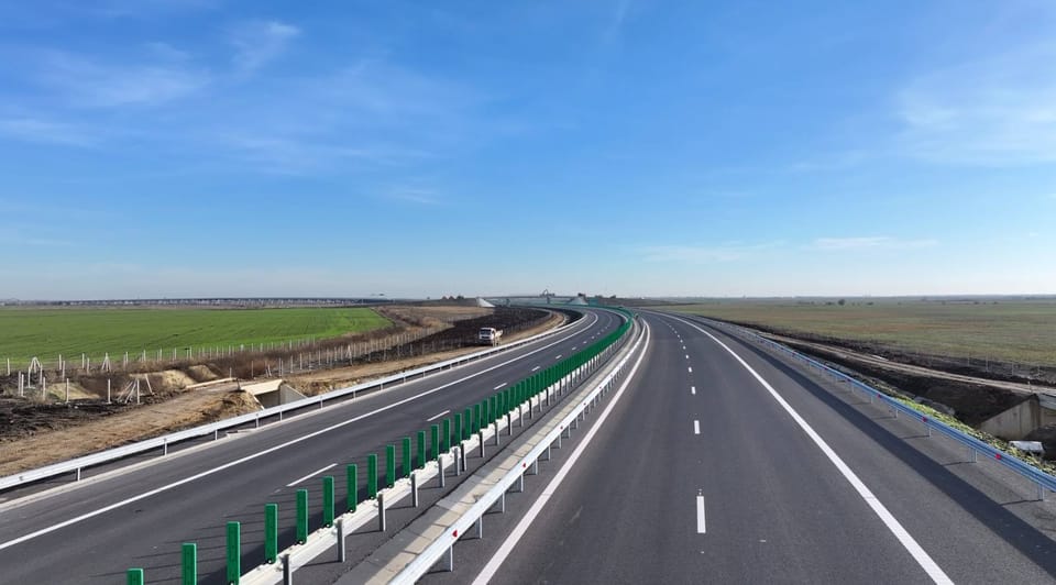 Stadiul lucrărilor pe primul sector al Autostrăzii Unirii