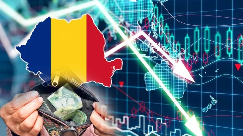 Evoluția deficitului de cont curent al României în UE