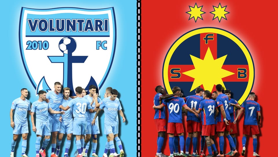 Confruntarea dintre FC Voluntari și FCSB în SuperLiga