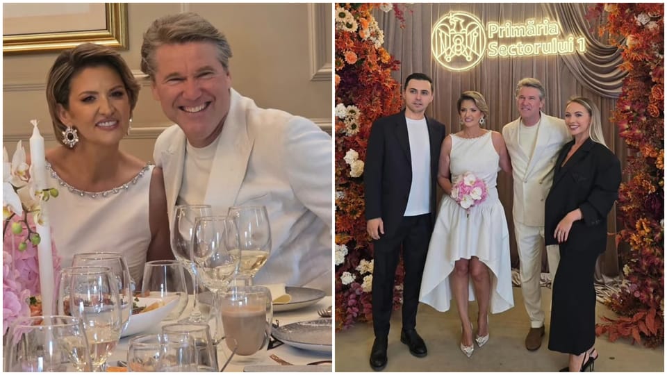 Florin Răducioiu și Andreea Albăstroiu au făcut cununia civilă