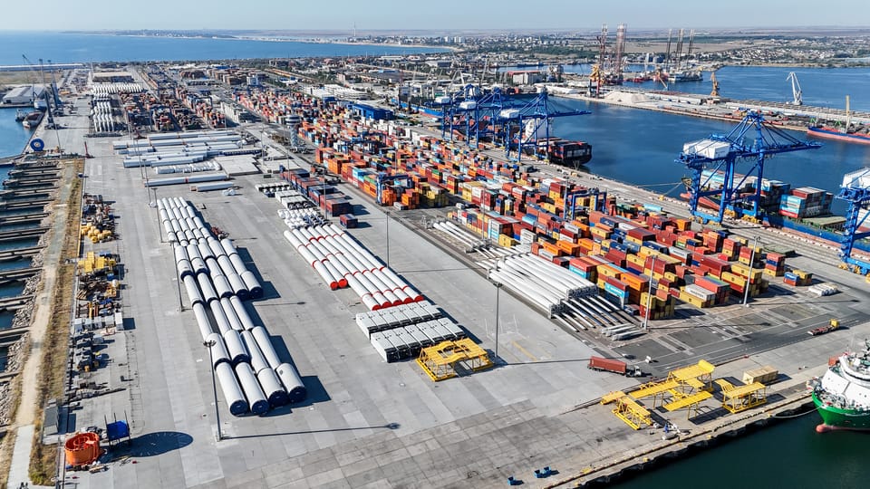 Proiect de electrificare a terminalului DP World din Constanța