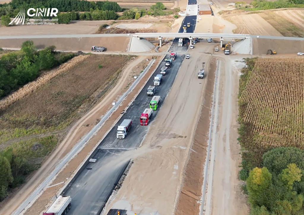 Stadiul lucrărilor pe lotul Chiribiș-Biharia al Autostrăzii A3
