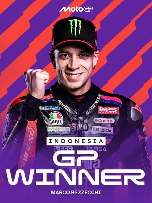 Rezultatele Marelui Premiu al Indoneziei de MotoGP