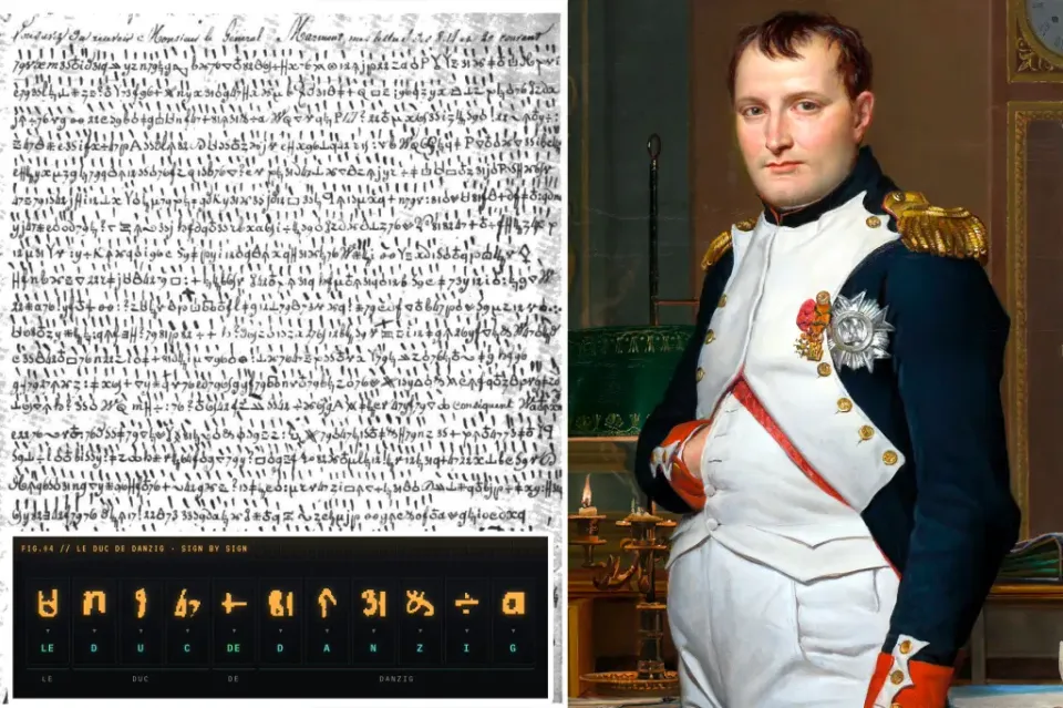 Descifrarea unei scrisori codate a lui Napoleon prin AI