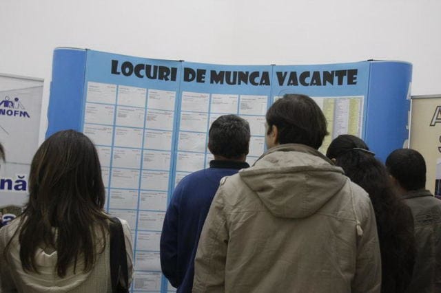 Evoluția ratei șomajului în România în luna august