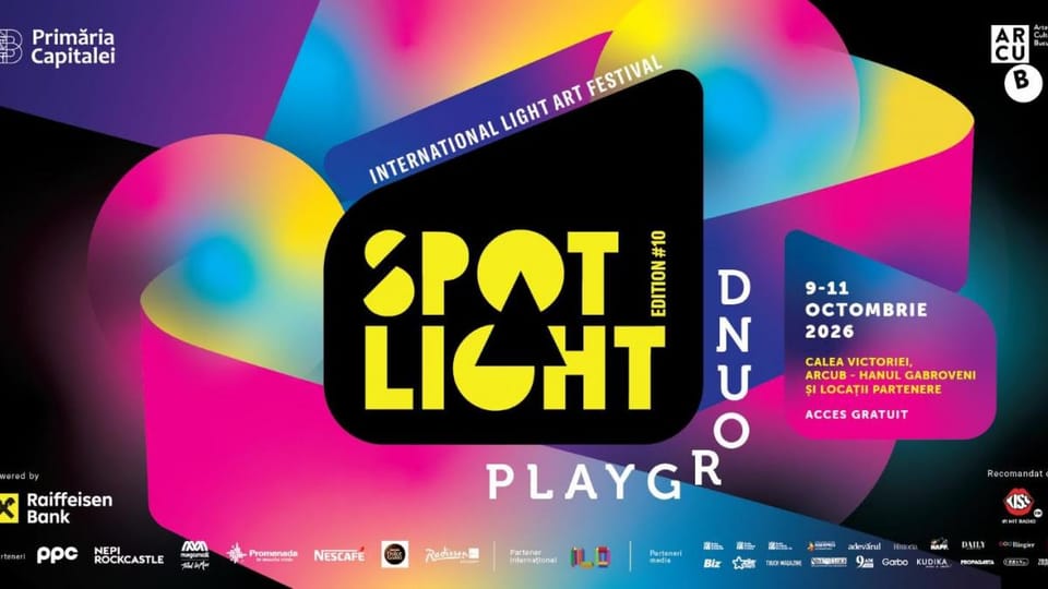 Bucureștiul găzduiește ediția aniversară a Festivalului Internațional al Luminii