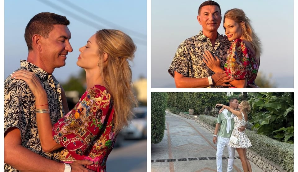Valentina Pelinel și Cristi Borcea sărbătoresc ani de căsnicie