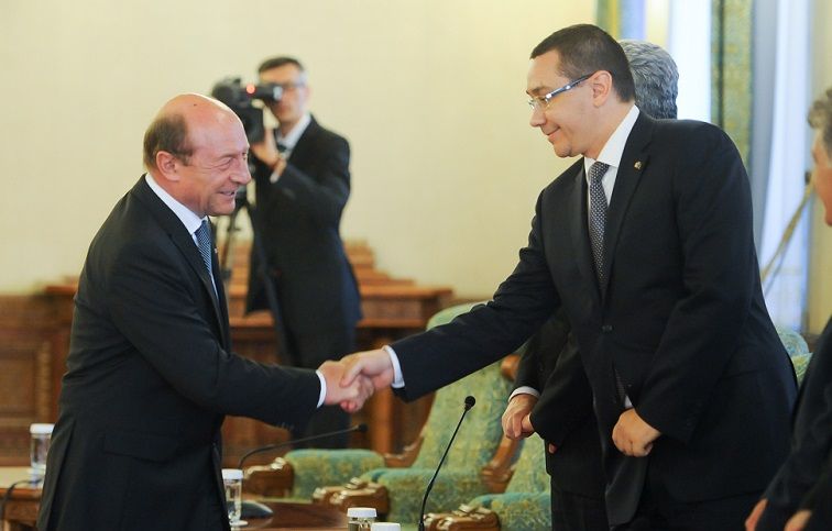Intalnirea dintre Basescu si Ponta