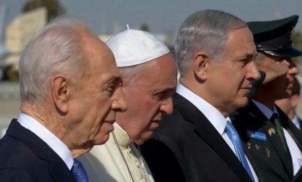 PAPA FRANCISC, Abbas si Peres s-au rugat pentru pace in gradinile de la VATICAN