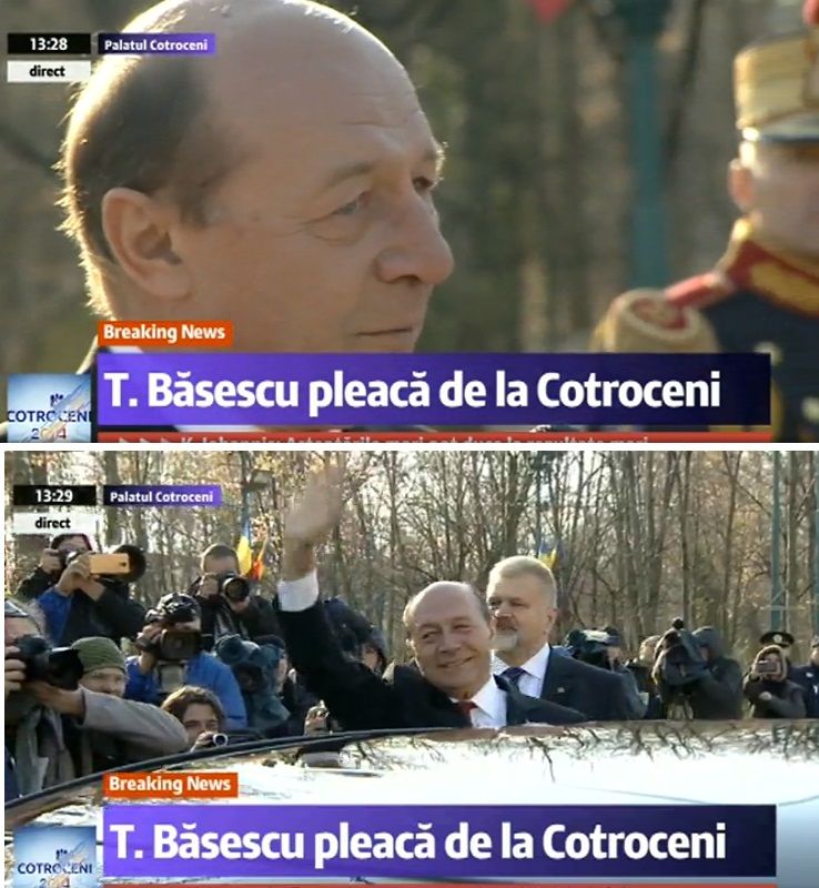 Traian Basescu a plecat