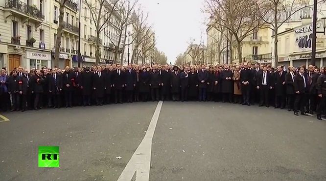 Marsul de solidaritate de la Paris