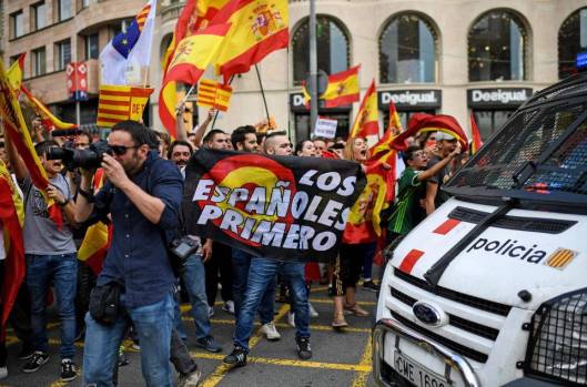 barcelona, octombrie, manifestatie, protest, referendum, autonomie