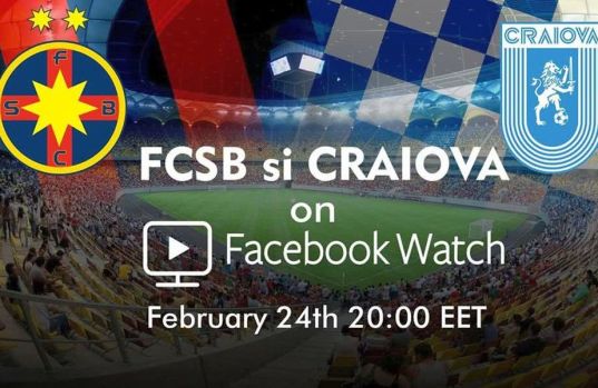 fcsb-csu craiova, live video, facebook, premiera, lpf, romani, strainatate
