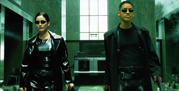 will smith, laurence fishburne, men in black, keanu reeves, the matrix, independence day