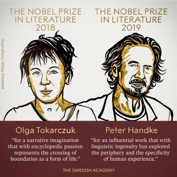 premiul nobel literatura, Olga Tokarczuk, Peter Handke, nobel 2019