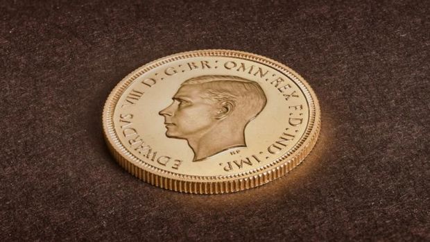 suma record, moneda rara, royal mint, edward VIII