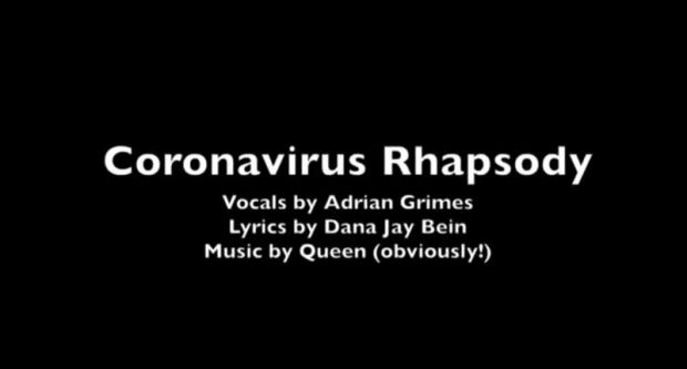 coronavirus rhapsody, parodie, video, bohemians rhapsody, queen